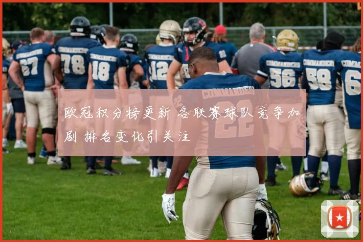 欧冠积分榜更新 各联赛球队竞争加剧 排名变化引关注